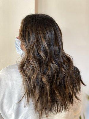 Subtle caramel highlights