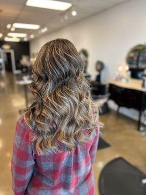 My holiday look reverse balayage