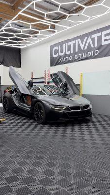 I8 wrapped in satin black