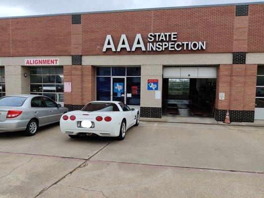 Don't park in front of their bay, but there is plenty of parking.