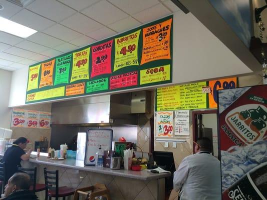 Taqueria, solid food- good variety.