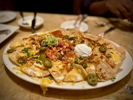 Cheesey Nacho's Fiesta with chicken