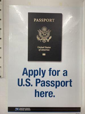 Passport service available