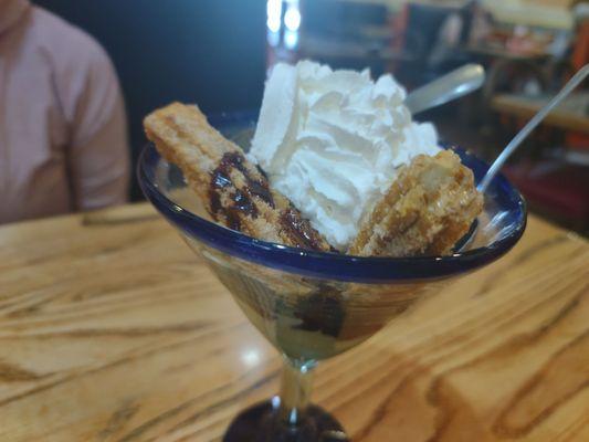 Churro sundae