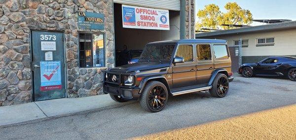 AMG G63 just got pre-sale Smog Inspection done