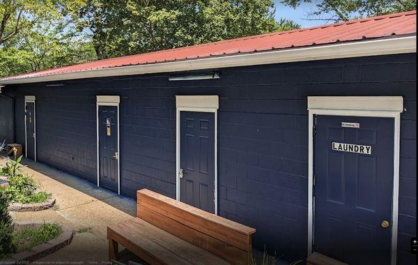 Owl's Roost shower house and laundry room for RV campers