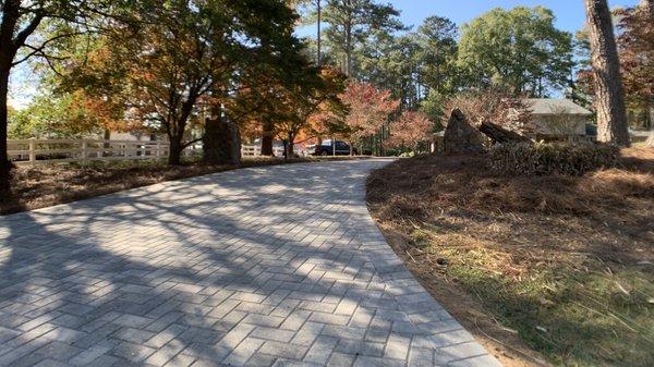 Holland paver driveway