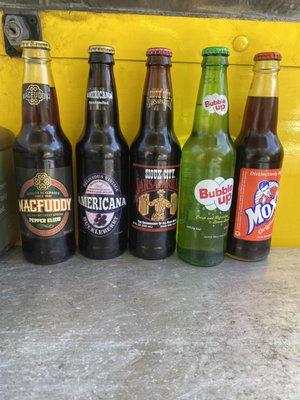 Ice cold local sodas