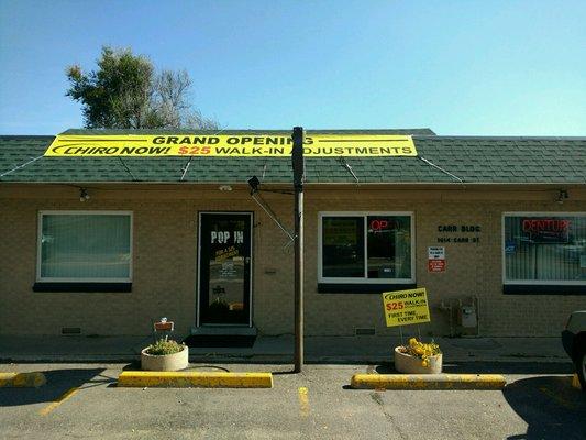 Storefront of Chiro Now of Lakewood