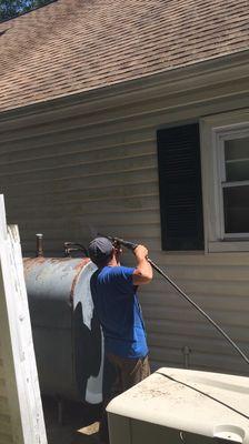 Power washing in Greenlawn