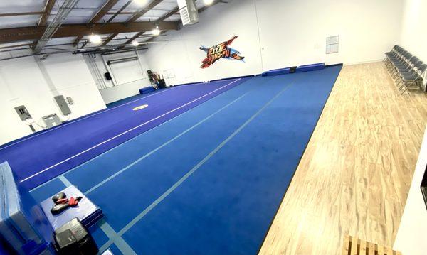 New facility, ONLY school has professional traning carpet in the Bay Area! International Wushu federation approved competition carpet