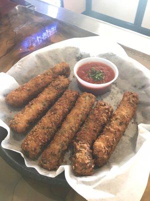 You have to try the spinach artichoke mozzarella sticks