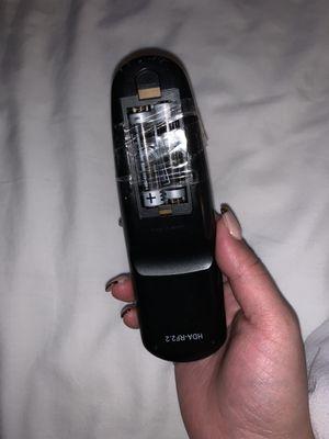 Tape on the back of the tv remote!!