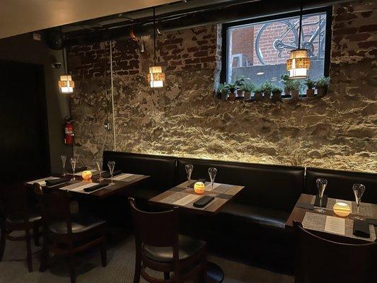 Basement dining room