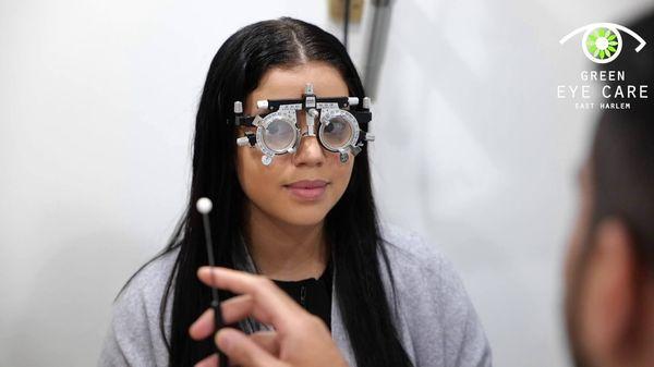 Ocular alignment testing to maximize eyeglass comfort