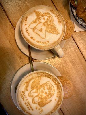 cupid lattes ( lavender latte)