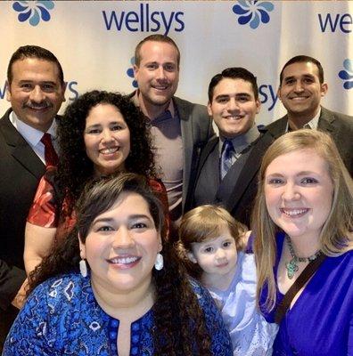 Buentello Family and at the Wellsys Dealer Convention in Florida, December 2019