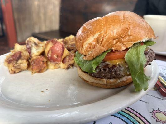 Cheeseburger breakfast