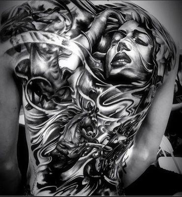 Back piece done in 3 days