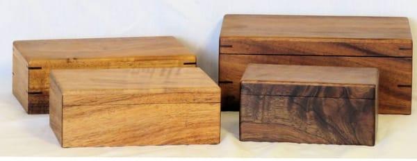 To see full image - please double click.
  Hinged Koa Boxes
  4"x6", 5"x7", 5"x8", 6"x9"