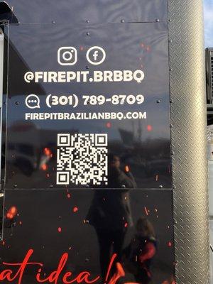 QR code for menu