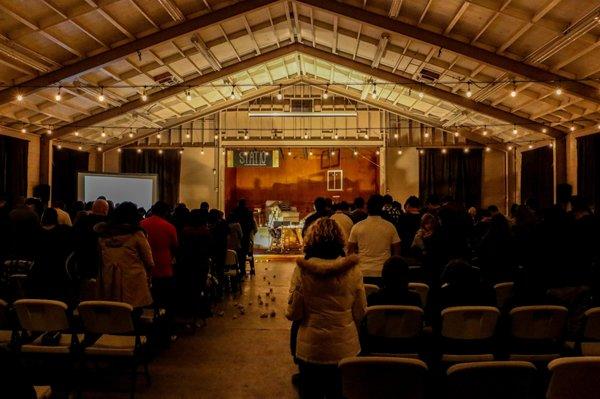 McNeil Hall during worship