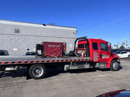 Toolboxes transporting