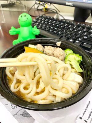 Da microwavaBOWL - regular broth with udon