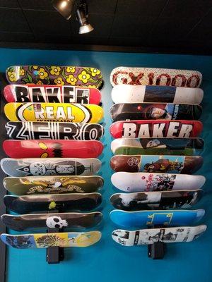 Check out our selection of quality skateboard decks from your favorite brands!