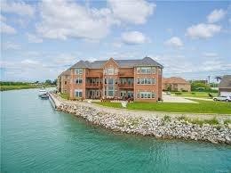 Waterfront luxury homes are available