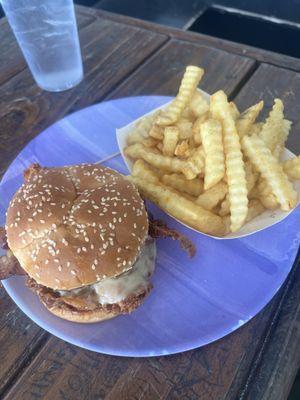 Dune sandwich and fries