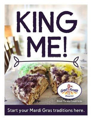 Order King Cakes for Mardi Gras!!!