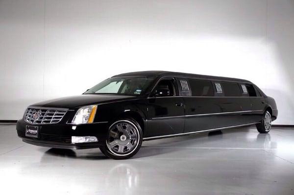 Luxury Black Cadillac Limousine