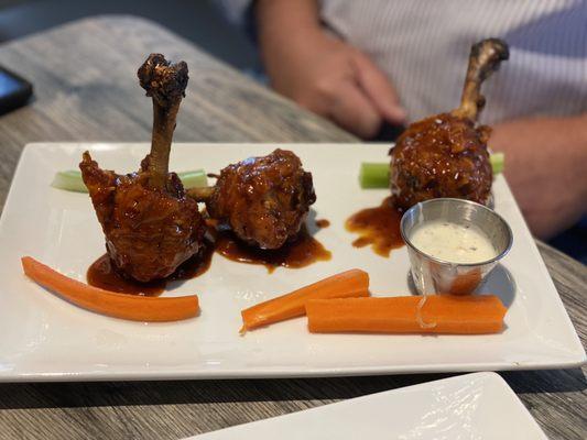 Chicken lollipops w/Korean sauce