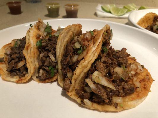 Tacos: $1.50 each