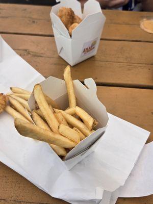 chicken and fries