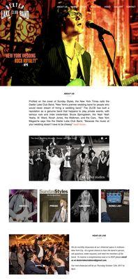 Design and SEO for Dexter Lake Club Band