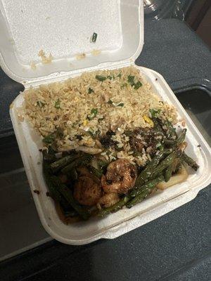 Sauteed Shrimp Green Beans Dinner