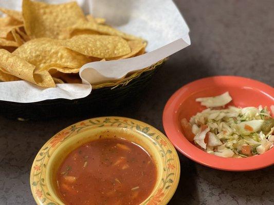 Free chips and salsa