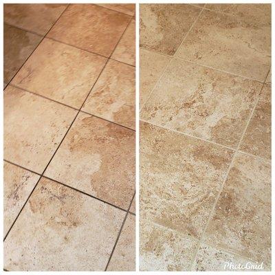 Tile and grout cleaning