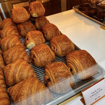 Traditional croissants