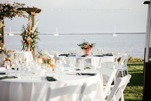 Dinner on the lawn