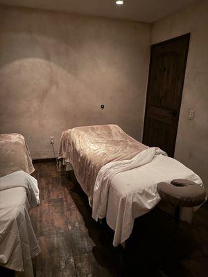 Couples massage room