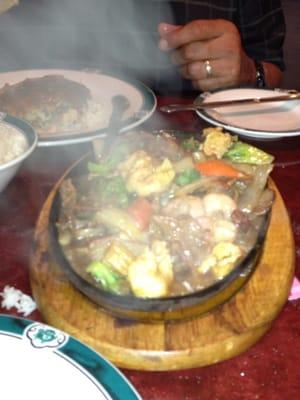 Sizzling platter