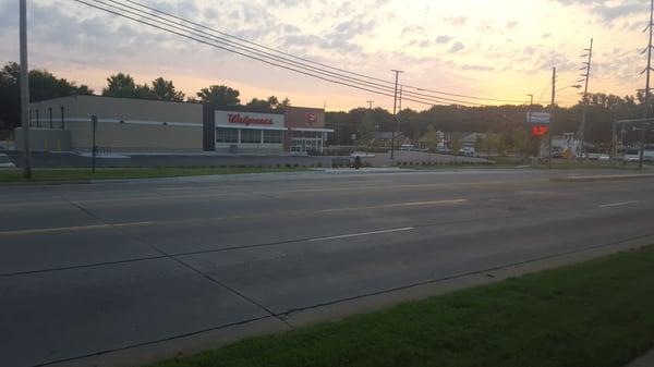 Looking northeast from the western side of Gage on 29th.