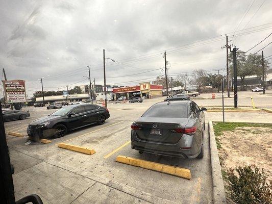 Parking lot shared with other businesses