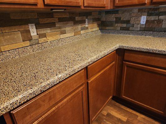 our back splash was a bit challenging but Tino really did and Amazing job.