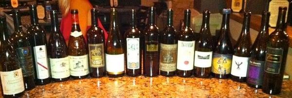 Wine club get together! So much great wine!