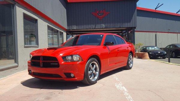 Mike Phillips (LNM Auto Body) converted my Charger SXT into this masterpiece. He can do it for you too!