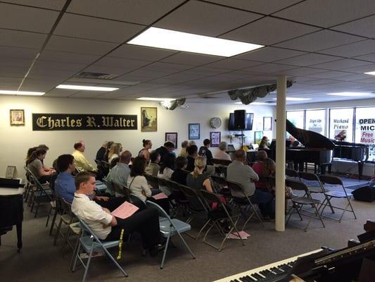 Another recital held at the store